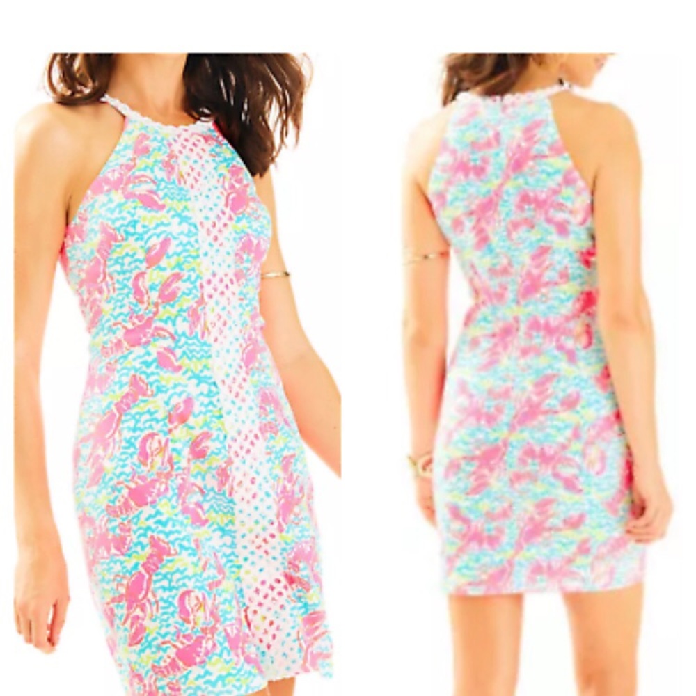 NWT Lilly Pulitzer Pearl Shift Pop Lobster Roll.